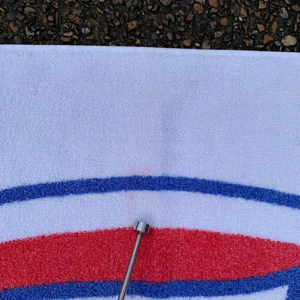 Vintage STP Racing‎ Oil Advertisement Beach Towel Cotton Made in USA